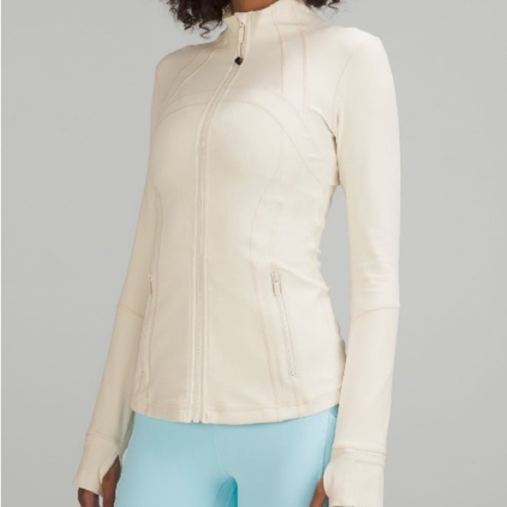 Lululemon define jacket size 8 White Opal zip sweater jacket